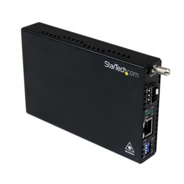 StarTech.com Gigabit Ethernet Fiber Media Converter with Open SFP Slot