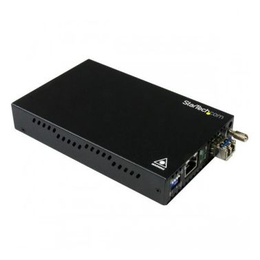 StarTech.com Gigabit Ethernet Copper-to-Fiber Media Converter - SM LC - 20 km