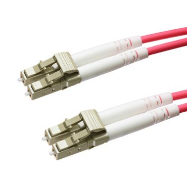 Cablenet 3m OM4 50/125 LC-LC Duplex Erika Violet LSOH Fibre Patch Lead