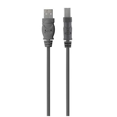 Belkin USB 2.0 A - USB 2.0 B, 1.8m USB cable USB A USB B Grey