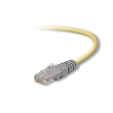 Belkin UTP CAT5e 3m networking cable U/UTP (UTP) Yellow