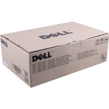 Dell 593-10496/M127K Toner yellow, 1K pages/5% for Dell 1235