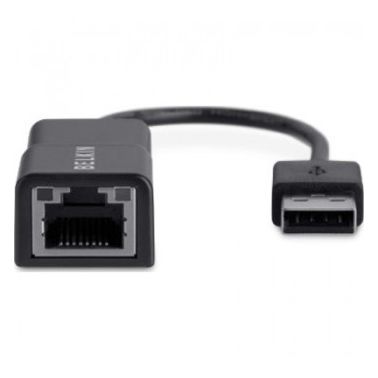 Belkin F4U047BT cable interface/gender adapter USB 2.0 RJ-45 Black