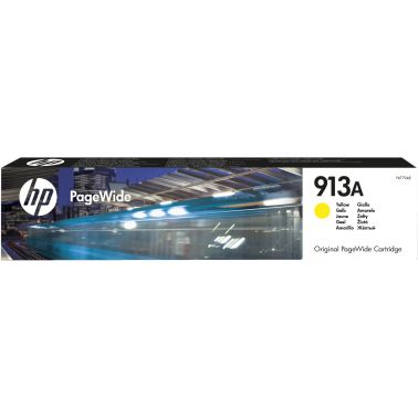 HP F6T79AE/913A Ink cartridge yellow, 3K pages ISO/IEC 24711 38ml for HP PageWide P 55250/Pro 352/Pro 452/Pro 477