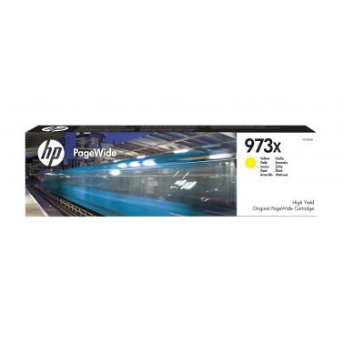 HP F6T83AE/973X Ink cartridge yellow, 7K pages ISO/IEC 24711 86ml for HP PageWide P 55250/Pro 452/Pro 477