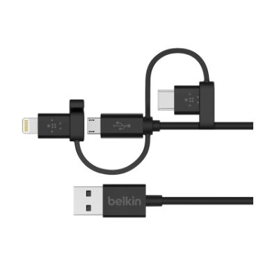 Belkin F8J050bt04-BLK USB cable 1.2 m 2.0 USB A Micro-USB B Black