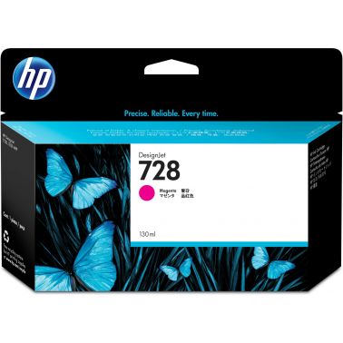 HP F9J66A/728 Ink cartridge magenta 130ml for HP DesignJet T 730/830