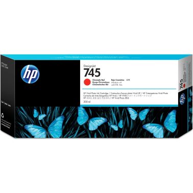 HP F9K06A/745 Ink cartridge red chromatic 300ml for HP DesignJet Z 2600