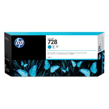 HP F9K17A/728 Ink cartridge cyan 300ml for HP DesignJet T 730/830