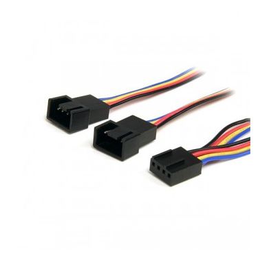 StarTech.com 12in 4 Pin Fan Power Splitter Cable - F/M