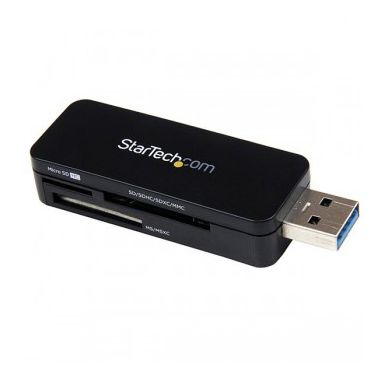 StarTech.com USB 3.0 External Flash Multi Media Memory Card Reader - SDHC MicroSD