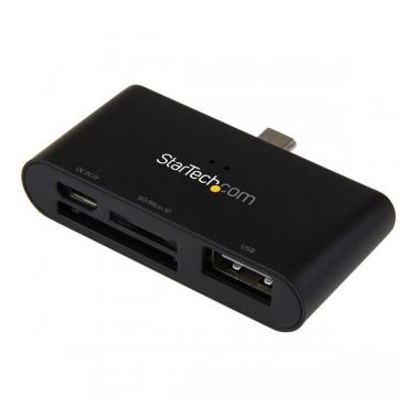 StarTech.com On-the-Go USB card reader for mobile devices - supports SD & Micro SD cards