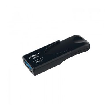 PNY Attache 4 USB flash drive 512 GB USB Type-A 3.2 Gen 1 (3.1 Gen 1) Black