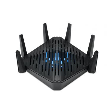 Acer Predator Connect W6 Wi Fi 6E wireless router Gigabit Ethernet Tri-band (2.4 GHz / 5 GHz / 6 GHz) Black