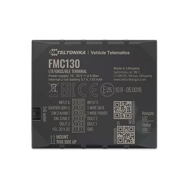 Teltonika Telematics FMC130 4G OBD GNSS Bluetooth Advanced LTE Terminal - FMC130KYXW01