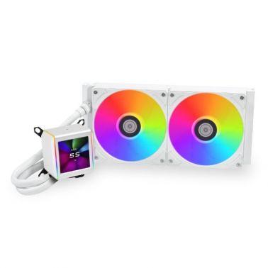 Lian Li GA II LCD Processor Liquid cooling kit 12 cm White