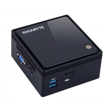 Gigabyte GB-BACE-3160 PC/workstation barebone J3160 1.6 GHz 0.69L Sized PC Black