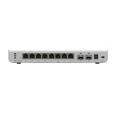 Netgear GC110P Managed Gigabit Ethernet (10/100/1000) Grey Power over Ethernet (PoE)