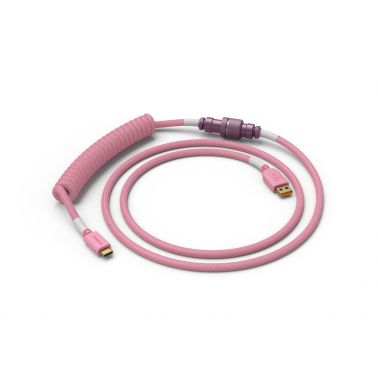 Glorious PC Gaming Race Coiled Pink 1.37 m USB Type-A, USB Type-C