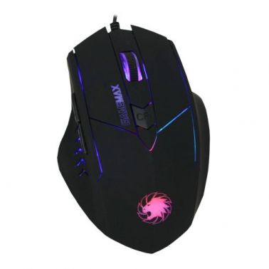 GAMEMAX Tornado 7-Colour LED Gaming Mouse, USB, Up to 2000 DPI, 6 Buttons