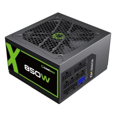 GAMEMAX 850W GX850W PSU, Fully Modular, 80+ Gold, 12cm FDB Fan, Power Lead Not Included