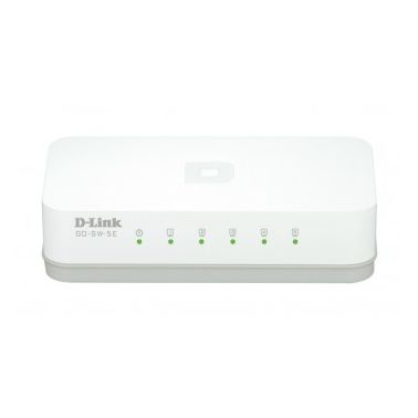 D-Link GO-SW-5E/E network switch Unmanaged Fast Ethernet (10/100) White