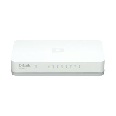 D-Link GO-SW-8G/E network switch Unmanaged Gigabit Ethernet White