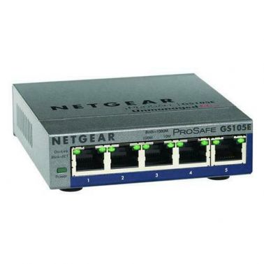 Netgear Gs105e-200nas 5 Port Gigabit Smart Switch