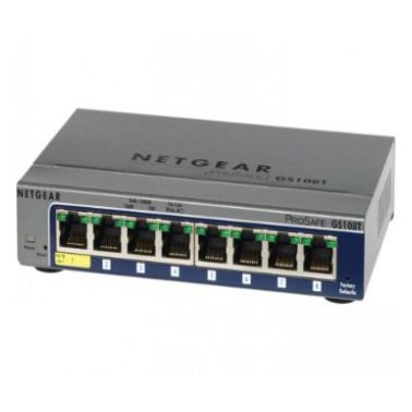 Netgear GS108T-200 Managed L3 Black