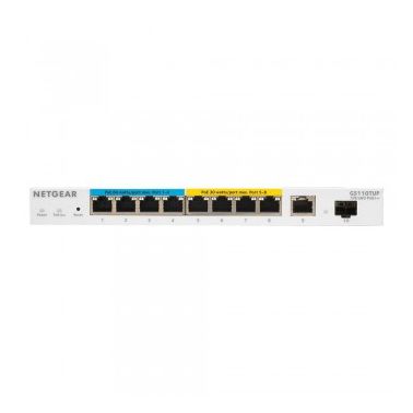 Netgear 10-Port Gigabit Ethernet Ultra60 PoE++ Smart Managed Pro Desktop Switch with 1 SFP and 1 Copper Uplink