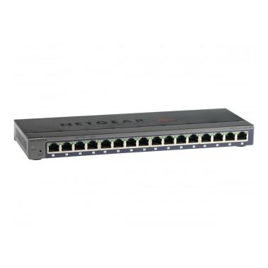 Netgear GS116E Managed L2 Gigabit Ethernet (10/100/1000) Black