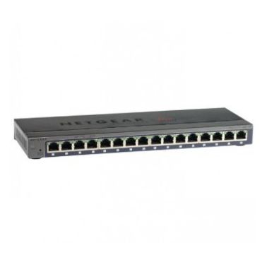 Netgear GS116E Unmanaged L2 Gigabit Ethernet (10/100/1000) Black