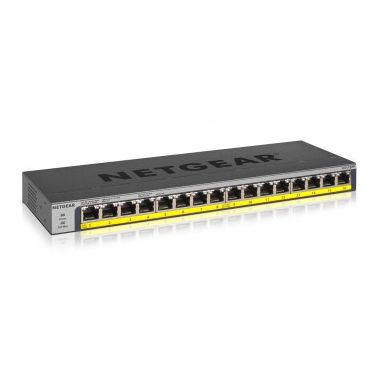 Netgear GS116PP-100EUS Unmanaged Gigabit Ethernet Power over Ethernet (PoE)