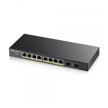 Zyxel GS1900-8HP 8-port GbE L2 PoE Smart Switch 802.3at desktop fanless 70 Watt