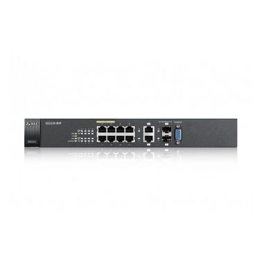 Zyxel GS2210-8HP Managed L2 Gigabit Ethernet (10/100/1000) Black 1U Power over Ethernet (PoE)