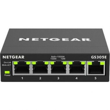 Netgear Business Class Gs305e-100nas 5port Gigabit Ethernet Smart