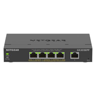 Netgear GS305EPP-100PES 5-Port Gigabit Ethernet High-Power PoE+ Plus Switch Managed L2/L3 Ethernet (PoE)