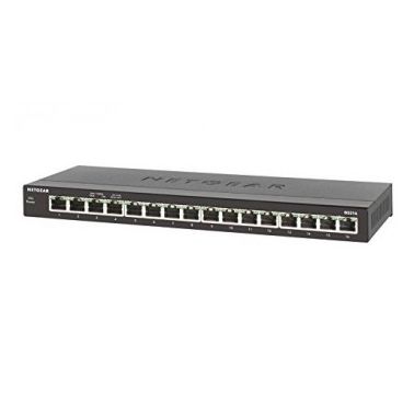 Netgear GS316-100UKS Unmanaged Gigabit Ethernet Black