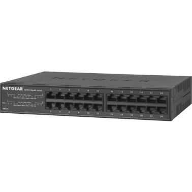 Netgear GS324-200NAS 24-Port Gigabit Ethernet Unmanaged Switch DesktopGS324-200NAS 24-Port Gigabit Ethernet Unmanaged Switch Desktop
