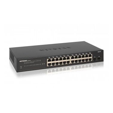 Netgear GS324T Managed Gigabit Ethernet (10/100/1000) Black