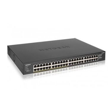 Netgear GS348PP Unmanaged Gigabit Ethernet (10/100/1000) Black Power over Ethernet (PoE)