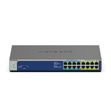 Netgear GS516UP-100EUS Unmanaged Gigabit Ethernet Power over Ethernet (PoE)