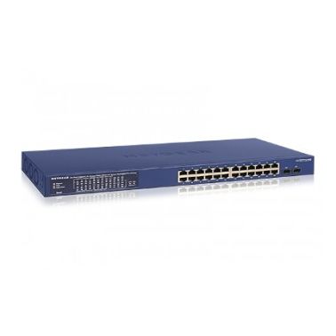 Netgear GS724TPP Managed L2/L3/L4 Gigabit Ethernet (10/100/1000) Blue Power over Ethernet (PoE)