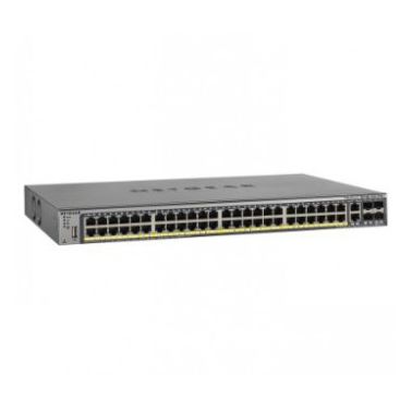 Netgear M4100-50G-POE+ Managed L2+/L3 Gigabit Ethernet (10/100/1000) Power over Ethernet (PoE)