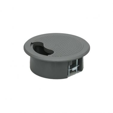 POWERDATA 46MM DESK CUT-OUT GREY GROMMET