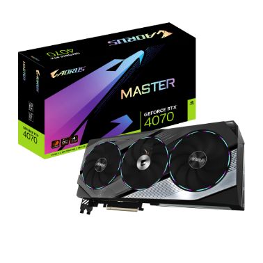 Gigabyte AORUS GeForce RTX 4070 MASTER 12G NVIDIA 12 GB GDDR6X