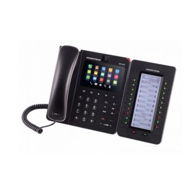 Grandstream Networks GXV3240 IP phone Black Wired handset LCD 6 lines Wi-Fi