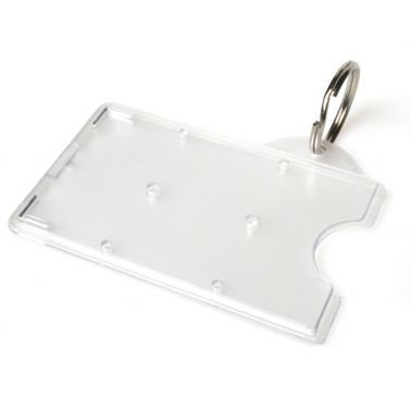 Digital ID Enclosed Rigid Holders With Key Ring Attachment - Pack of 100 ** soon to be discontinued **