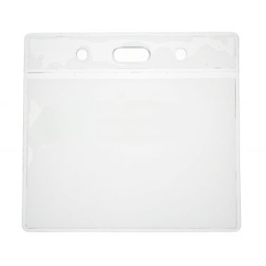 Digital ID Clear Vinyl ID Card Holder, Eco Friendly - Landscape (Pack of 100)