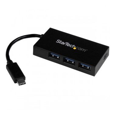 StarTech.com 4-Port USB-C Hub - USB-C to 1x USB-C and 3x USB-A - USB 3.0 Hub - Includes Power Adapter